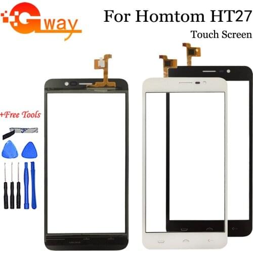 5.5" For Homtom HT27 Touch Screen Perfect Repair Parts Touch Panel For HomTom HT27 With LCD in stock +Tools+Adhesive