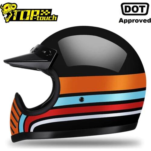AMZ Motorcycle Helmet Fiberglass Motocross Casco Capacete Moto Helmet Motorbike Full Face Helmet Motorcycle DOT Certification