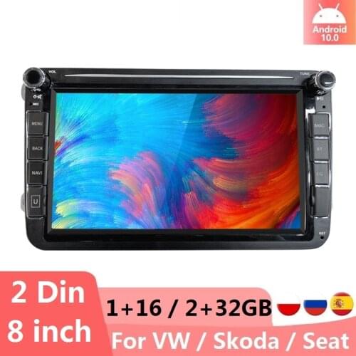 8 inch Stereo Receiver For VW Volkswagen Golf Skoda PassatGPS Navigation 2Din Android Car Radio Multimedia Player 2din Autoradio