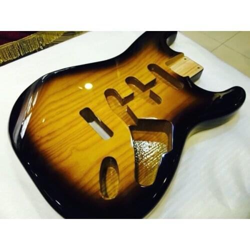 Free shipping custom 6 strings electric guitar,semi-finished guitar,ASH body, can custom color, free delivery