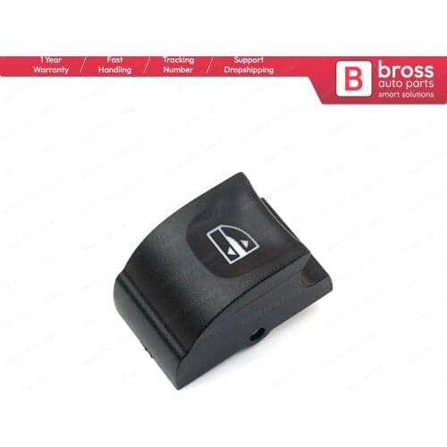 Bross BDP977 Electric Power Window Switch Repair Button Cover Car Button Cap Cover Window Control for Renault Symbol Dacia 17-On