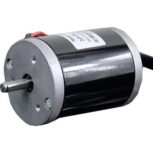 24V150W7000 rpm DC motor, high torque, low noise, double ball bearing beads lathe, earthworm opener