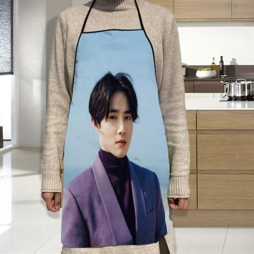 SUHO Apron Grill Kitchen Chef Apron Professional for BBQ, Baking, Cooking for Men Women 68X95cm