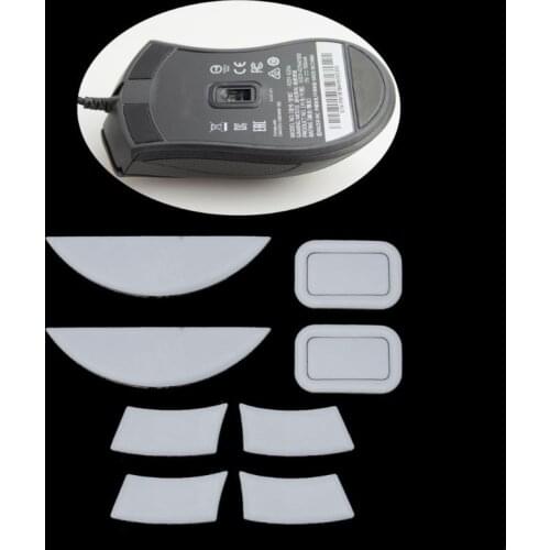 2 Sets/pack Tiger Gaming Mouse Feet Mouse Skate For Razer DeathAdder Essential Wired Gaming Mouse White Mouse Glides Curv