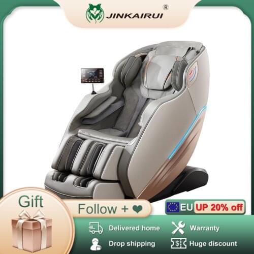 Jinkairui SL Track 4D Full Body Massage Chair Zero Gravity folding recliner 3d zero gravity massage chair Bluetooth music health