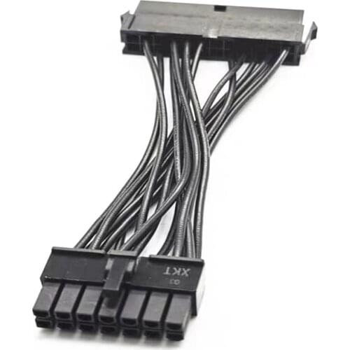 24Pin to 14Pin ATX Power Supply Cable ATX 24 pin to 14 pin For Lenovo IBM Q77 B75 A75 Q75 18AWG Wire Upgrade higher wattage PSU