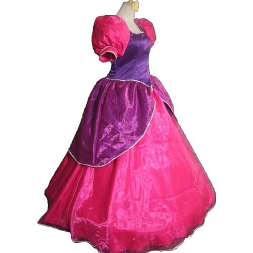 Cinderella Sister Anastasia Princess Dress Fancy Carnival Halloween Cosplay Costume Adult Women Evening Party Dress
