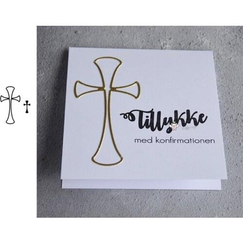 Mmao Crafts Metal Steel Cutting Dies New Cross decoration Stencil For DIY Scrapbooking Paper/photo Cards Embossing Dies