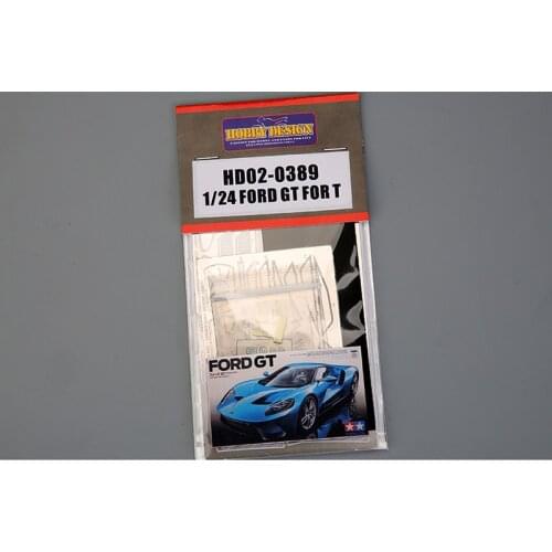 Hobby Design 1/24 Ford GT For Tmiya 24346 （PE+Resin+Metal parts）HD02-0379 Model Car Modifications Hand Made Model