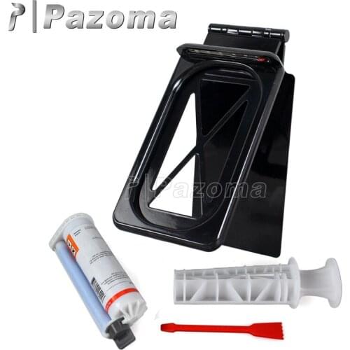 Motorcycle Aluminum Hide-Away License Plate Bracket Holder License Tag for Harley Touring with Hard ABS Plastic Bags