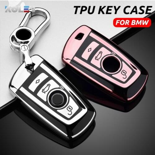 Soft TPU Car Remote Key Case Cover Protective Shell Fob For BMW F10 F11 F20 F25 F26 F30 1 3 5 7Series 118i 320i X3 M3 X4 E34 E36