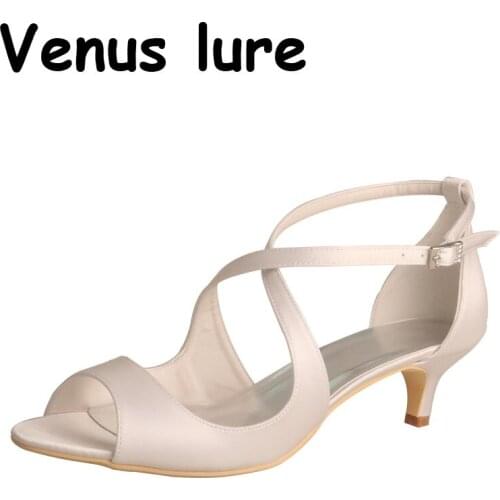 Ivory Shoes Woman Summer Sandals Roman Peep Toe Summer Shoes