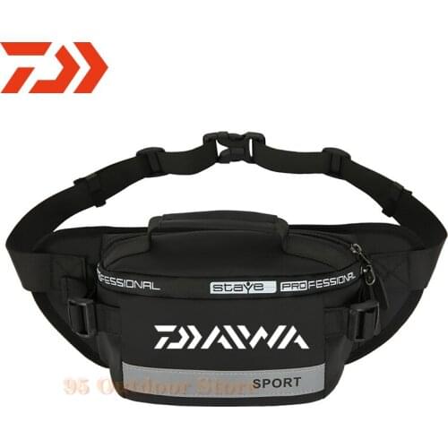 Daiwa Fishing Waist Bag Waterproof Travelling Fanny Pack Mobile Phone Waist Pack For Men Designer Belt Bag Travel Pouch Bags