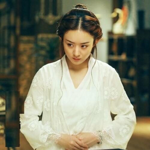 5 designs Zhao LiYing Chiffon Lace Costume Hanfu Fairy Women Costume for Newest TV Play Princess Agents Legend of ChuQiao