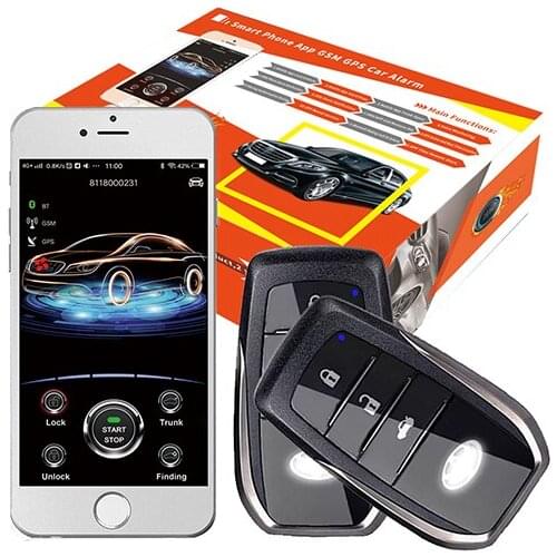 Keyless Entry System Push Button Start Stop Remote Starter Smart Pke Car Alarm car alarms security