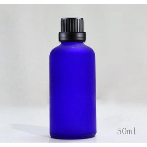 In stock high-quality oil bottle glass bottle wholesale 50ml frosted packing bottles debugging glass BOTTLE 3 color