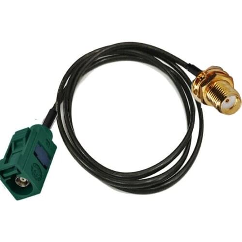 Fakra E Female to SMA Female Car GPS Radio Antenna Extension Pigtail Cable RG174 50ohm 1m 2m 3m 5m 10m