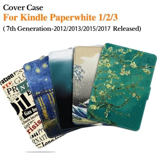 BOZHUORUI case for Kindle Paperwhite 6th gen 2015 & 7th gen 2017 (Model EY21/DP75SDI) -Magnetic Smart Cover with auto sleep/wake