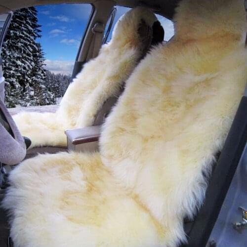 Pure Wool Big Deluxe Whole Australian Sheepskin Plush Seat Cushion Pad Cover Carpet In Car Sofa Mat Bedroom Living Room