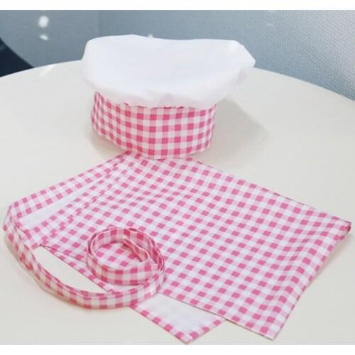 Kids Chef Uniform children Cosplay Coustome Kitchen Jacket Apron Hat chef clothing Chef Show Costumes