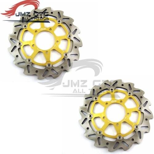 For KAWASAKI ZX10R/ZX6R/ER6F/ER6N/Z750/Z1000/VERSYS 1000 Motorcycle Brake Disks Floating Front Brake Disc Rotor