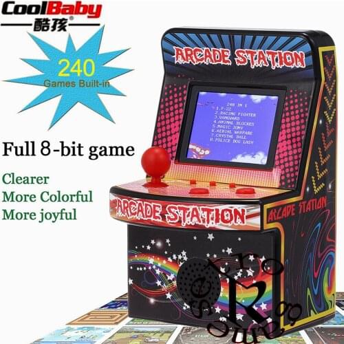 BL-883 Portable Retro Handheld Game Console no need gamepad 8-Bit Game Machine Mini Arcade Games Built-in 240 Classic Games