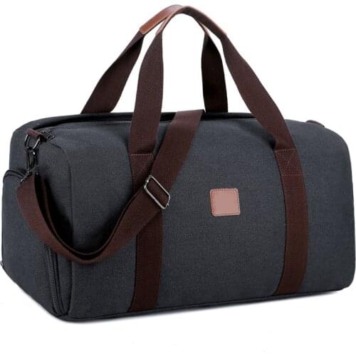 Men Canvas Travel Bag Portable Duffle Bag Women Travel Luggage Bag Casual Weekend Hand Bag Male Travel Bag Organizer