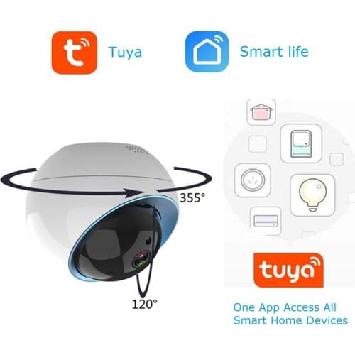 Tuya Smart Life 1080P IP Camera 2MP Wireless WiFi Camera Security Surveillance CCTV Camera Baby Monitor Google home Amazon Alexa