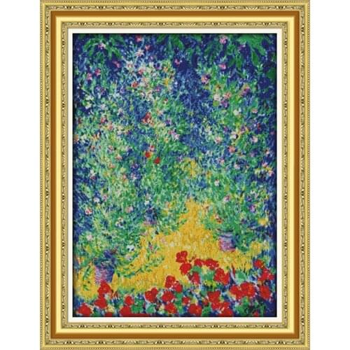 Joy Sunday Butler Earl Garden Embroidery Needlework Cross Stitch Kits Counted 11CT 14CT Printed Stamped Crafts Thread Decoration