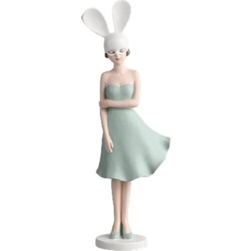 Creative Bunny Girl Decoration Home Living Room Desktop Decoration Birthday Wedding Gifts New Couple Decorations