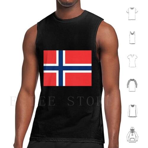 Norwegian Flag Tank Tops Vest Sleeveless Norway Flag Norwegian Hetalia Aph Norway Nordic
