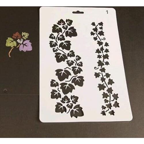 Multifunctional Stencil For Decor Ruler Diy Album Production Manual Material Painting Template PDA Accessories Supplies Reusable