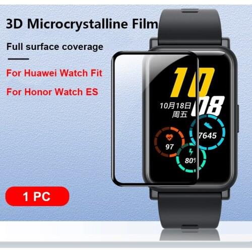 3D Curved Full Edge Smart Watch Soft Protective Film Cover For Huawei Watch Fit Honor Watch ES Screen Protector Case Accessories