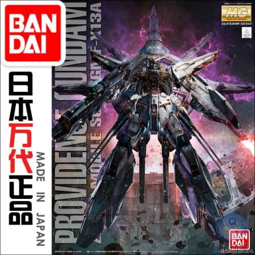 Original Bandai MG 1/100 Heavenly Emperor Gods Will Gundam Seed Providence Normal Edition Assembly Action Brinquedos Model Doll