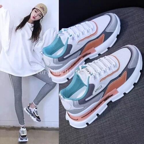 Daddy shoes womens fashion sports and leisure shoes Wenzhou shoes 2021 spring new Forrest shoes thick soled running shoes
