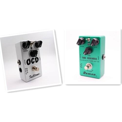 Pedal guitarra Demon TS808 Tube Screamer, ocd fulltone Electric Guitar Pedal Overdrive And True Bypass pedaleira de guitarra