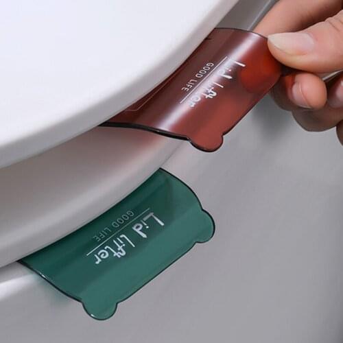 New Toilet Seat Holder Lifter Sanitary Closestool Seat Cover Lift Handle Toilet Seat Cover Lifter Bathroom Home Cleaning Tool