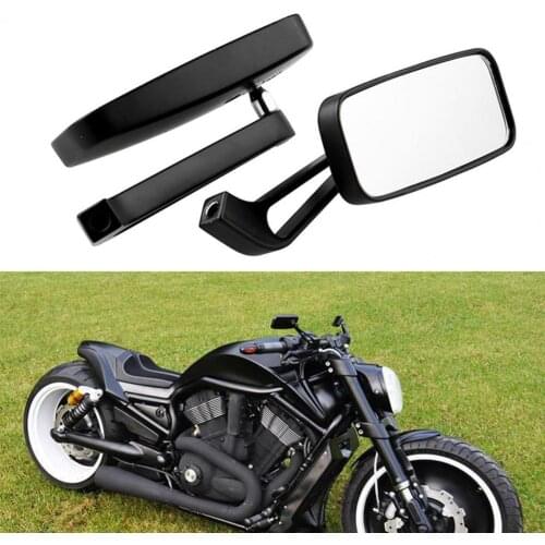 80% Dropshipping!!1Pair Rear View Mirrors Direct Replacement Metal Decorative Side Mirrors for Motorcycle