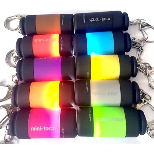 Led Light USB Charg 0.3W 25Lum Portable LED Mini Torch Outdoor Tools Flashlight USB Rechargeable Keychain