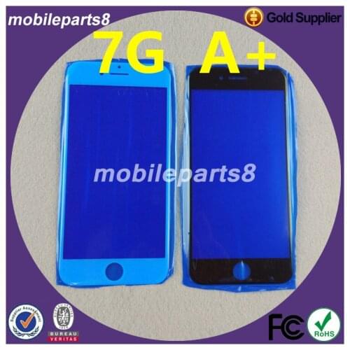 100pcs Touch Screen Digitizer Glass (not digitizer) for iPhone 7 7plus Front Screen Outer Glass Replacement