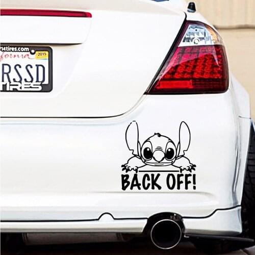 12CM*12CM for Drop Shipping Stitch Carbon Sticker KK Vinyl Car Sticker for Auto Decoration 3D Car Styling Anime Car Accessories