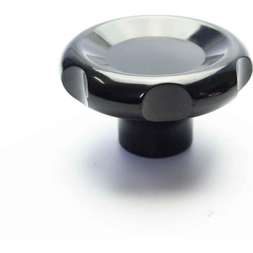 2 PCS Free Shipping M8 Female plastic lobe knob.Black lobe knob