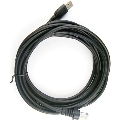 2pcs BarCode Scanner USB Cable 5M(17feet) For Honeywell Metrologic MS7120/5145/1690/9450, USB Interface,NOT FOR PS2 NOR RS232