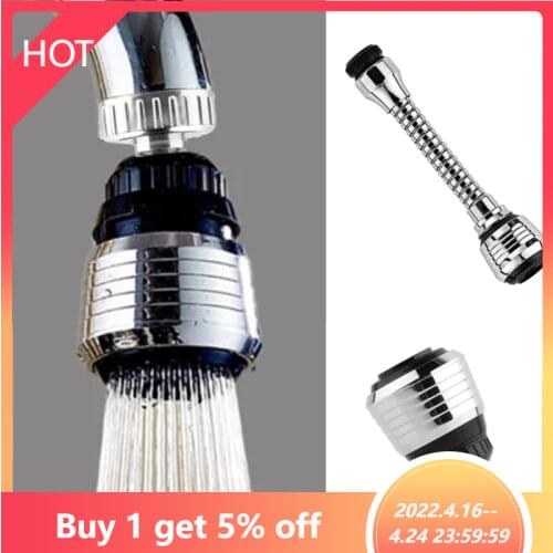 360 Rotatable Faucet Extender Plastic Extension Tube Water Tap Water Saving Filter Kitchen Gadgets Bathroom Accessories