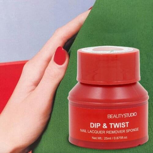 25ml Rotary Nail Remover Fruit Flavor Cotton Sponge Glue Cleaner Manicure Art набор для маникюра