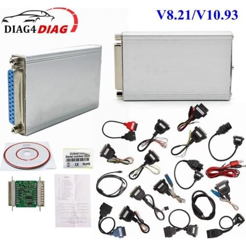 Carprog V8.21 Full 21 Adapters Can Activate ECU Tuning Chip Online Programming Free Keygen Airbag Reset Tool For Radio/Dash/IMMO