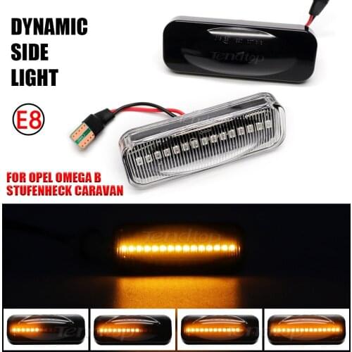 For Opel For Omega B Stufenheck Caravan 1994-2003 Car Turn Signal Light Sequential Flashiing Side Marker Lamp Dynamic Indicator