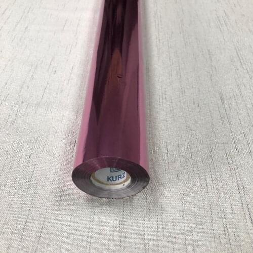 Germany KURZ LUXOR 432 color rose red hot stamping foil for press on Embossed paper, tactile film ,for box and plastic card