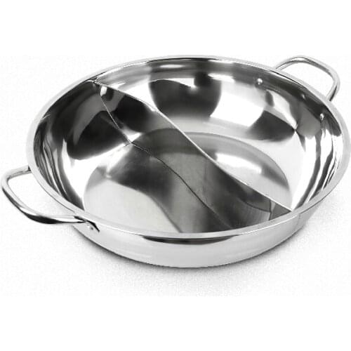FREE SHIPPING HOT POT INOX 30CM ABOUT 4 LITRE 2 grid SOUP POT FAST COOK STTAINLESS STEEL COOKING UTENSIL DUTCH OVEN