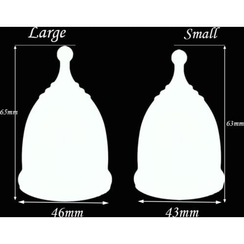 20pcs Menstrual cup collector menstruation cup copa menstrual de silicona medica soft Feminine hygiene period cup